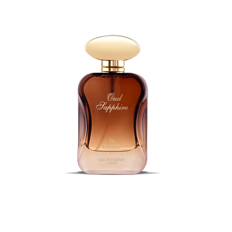 Image of Fanatic OUD Sapphire Perfume for Men & Women 100ml Luxury Vanilla Eau De Parfum with Long Lasting Unisex Fragrance for Everyday Use.