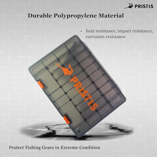 Pristis Bandejas para equipo de pesca 2 piezas, 10.1"L, plástico de alta resistencia 3600, almacenamiento de señuelos miniatura 6