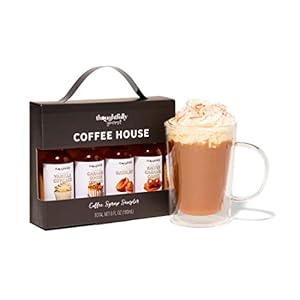Thoughtfully Gourmet, Koffie Siroop Geschenkset, smaken omvatten Hazelnoot, gezouten karamel Candy, Franse vanille…