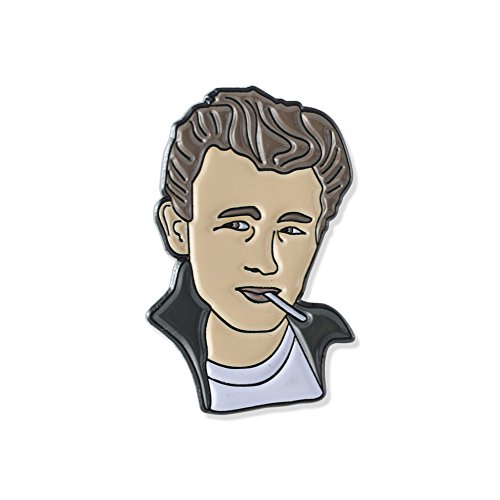 Wizard Pins Hollywood Movie Stars Celebrity Enamel Lapel Pin – Inspired by James Dean