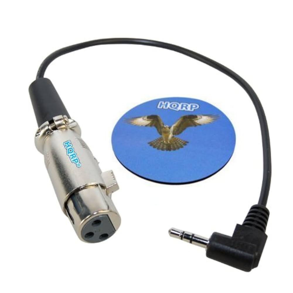 Amazon.com: HQRP 3.5mm to XLR Female 3-pin Cable Cord for