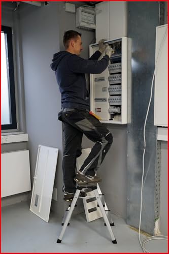 KS Tools 800.0965 Aluminium-Stufen-Stehleiter