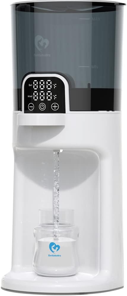 Bellababy Baby Bottle Maker, Instant and Automatic Baby Milk Maker for Making Formula Bottle Instantly, Detachable Container Easy Cleaning,24/7 Keep Warm, Baby Formula Maker (White)