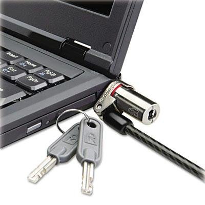 Kensington - Microsaver Ds Ultra-Thin Laptop Lock Silver Two Keys 