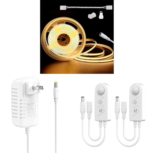 Tira de LED COB PAUTIX 10m 5040 LEDs Blanco cálido 3000K miniatura 1