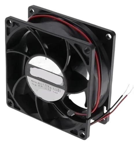 Ventilador 48VDC de 14900RPM y 40.8W para disipación térmica extrema en maquinaria