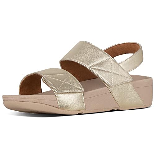 Image of FitFlop F-Mode Go Adjustable Flatform Back-Strap Sandals