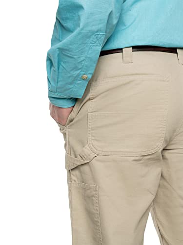 Insect Shield Men's Performance Utility Pants, Lightweight Breathable Hiking Pants With Built In Bug Protection, Stone, 34W X 30L #TOP3