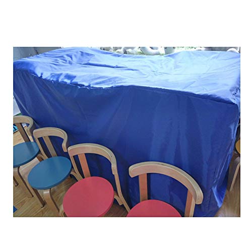 Preisvergleich Produktbild JIANFEI Gartenmöbel Abdeckung Abdeckplane Schutzhülle Wasserdicht Tisch Und Stuhl Möbel, 3 Farben 10 Größe Anpassbar (Farbe : Blau, größe : 70x70x85cm)