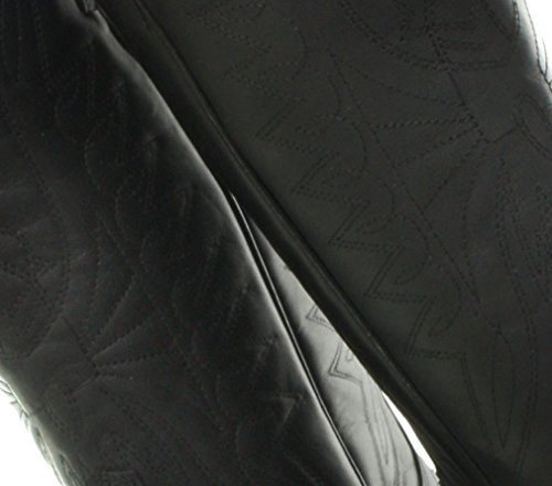 Grinders Arizona Black/Burgundy Mens Cowboy Boots4