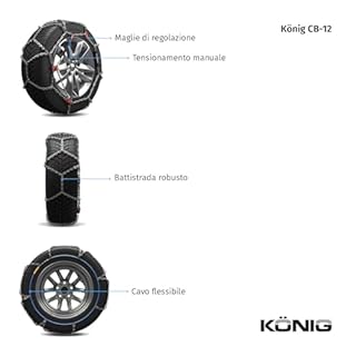 KÖNIG CB-12 104 - Catene da Neve