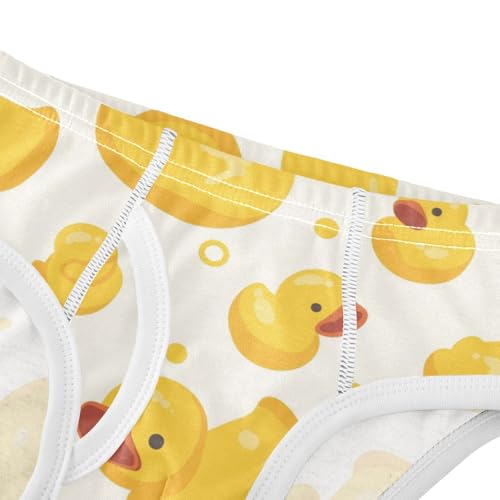 KLL Cute Yellow Rubber Ducks Ducklings Soap Toddler Boy Soft Training Underwear Breathable Children Panties4