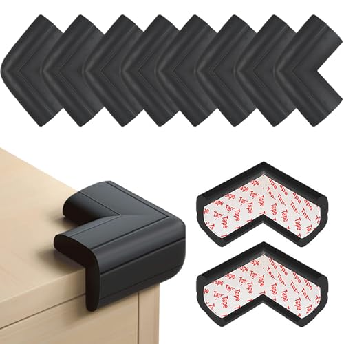 (8 Pack) Protezioni D'angolo per Bambini, Protezioni D'angolo Morbide in Schiuma per Bambini, Sicurezza per Mobili, Protezione per Angoli acuti, Pre-Tagliate per L'uso Diretto