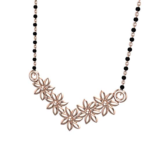 Image of DISHIS 14k Rose Gold Mangalsutra for Women