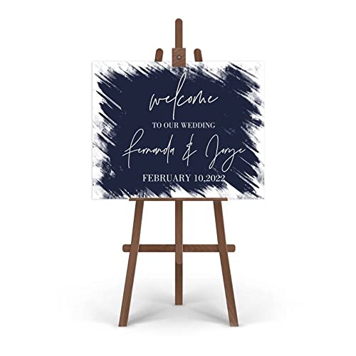 Décoration de mariage grand format personnalisable pour accueil invités