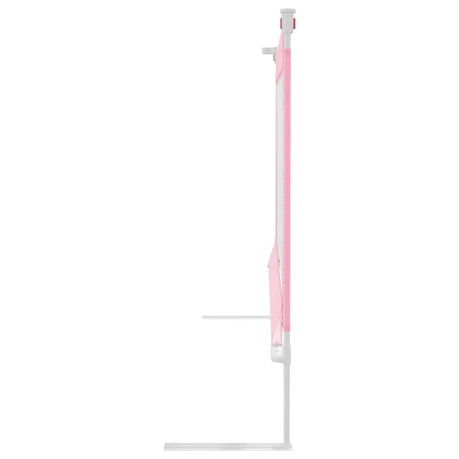 Tidyard Barandilla de Cama Niños - Protección Anticaídas, Ajustable, Rosa, 190x25cm Modelo YFXLRZJ-10205ES