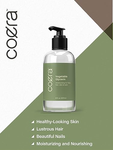 Vegetable Glycerin | 8 Fl Oz | Moisturizing Oil For Face, Hair, Skin & Nails | Free Of Parabens, Sls, & Fragrances #TOP3