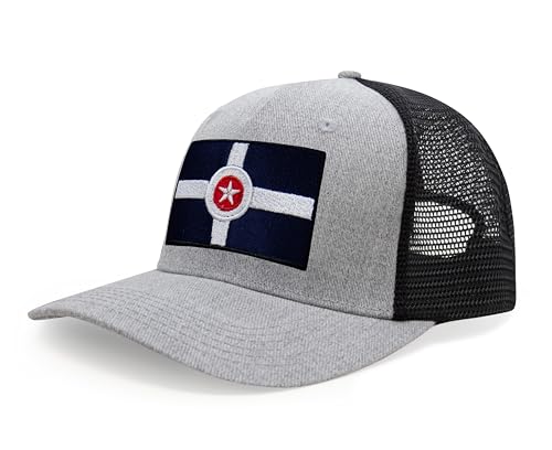 Image of International Tie City Hat for Men and Women, Adjustable Snapback Trucker Baseball Cap with Embroidered Patch