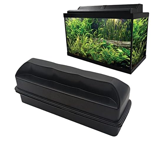Ferramentas para tanques peixes, Removedor algas dupla face para aquários, Escova limpeza forte, ferramenta ímã algas vidro tanque peixes, escova Hulzogul