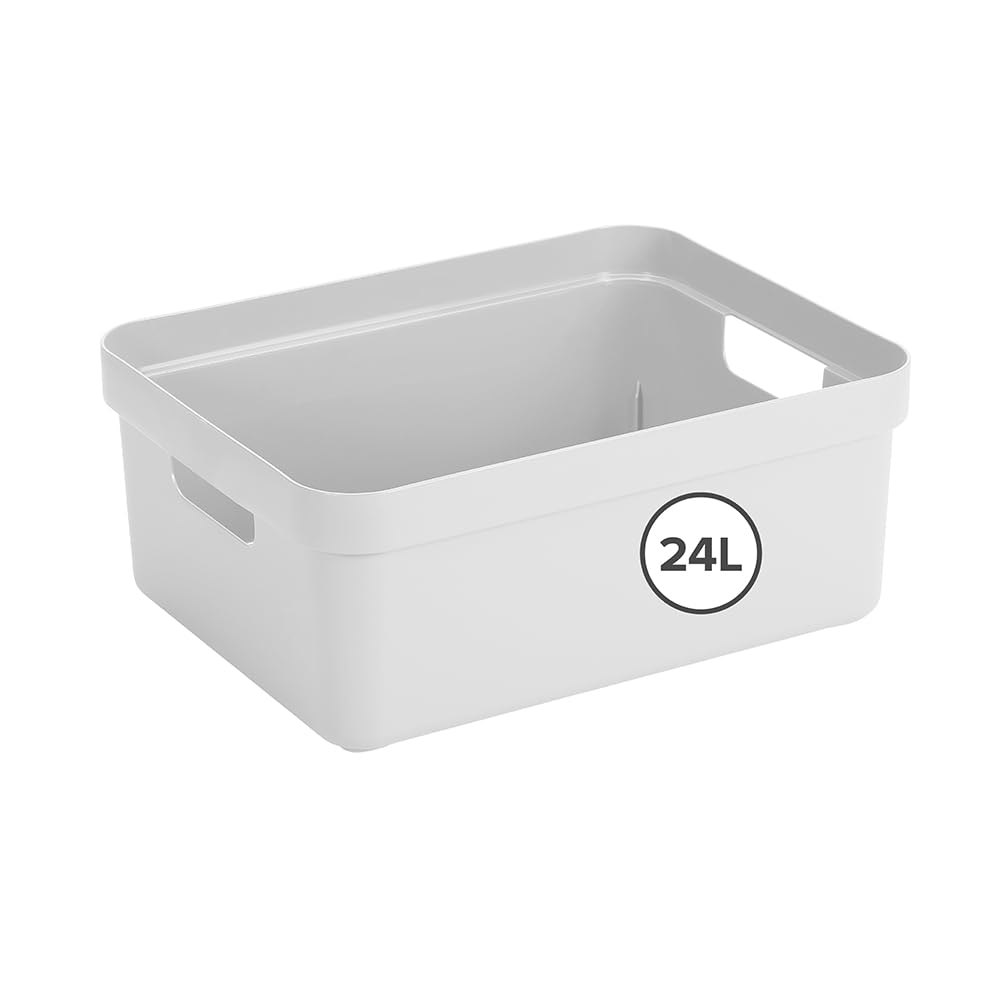 Sunware Sigma Home Storage Box 24 Litre White colour