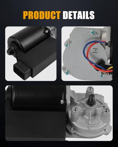 Image of ROADFAR Front Windshield Wiper Motor Fit for Saturn SC SL SL1 SW1 1993-2000 | For Saturn For SC For SC1 SC2 1993-2000|For SL For SL1 For SL2 1991-2000|For SW1 For SW2 1993-2000|Replace 21049032|5 Pins