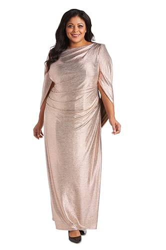 Image of R&M Richards Women's Aurelia Metallic Gown