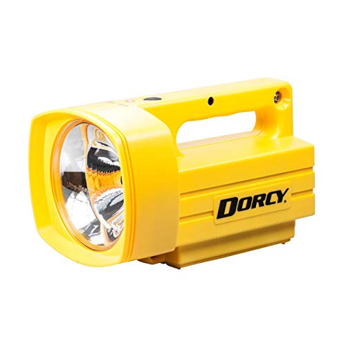 Dorcy Pro Series 300-Lumen Weather Resistant Rechargeable Outdoor LED Lantern with AC Adaptor, Yellow (41-1035)