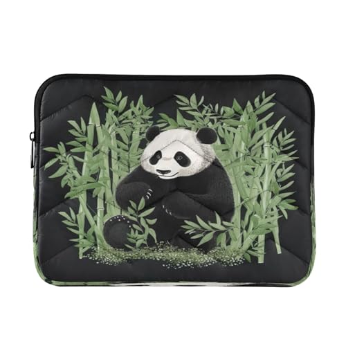 Fundas para laptops Panda y Bamboo 13-14 pulgadas impermeable miniatura 1