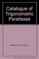Catalogue of Trigonometric Parallaxes 0933485182 Book Cover