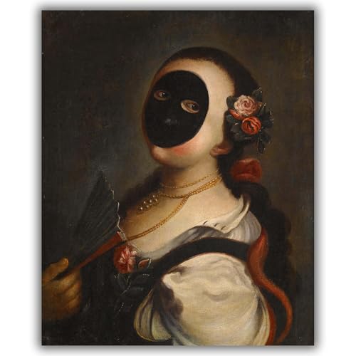 Impression sur toile La Moretta tableau Felice Boscarati giclee decoration interieure S