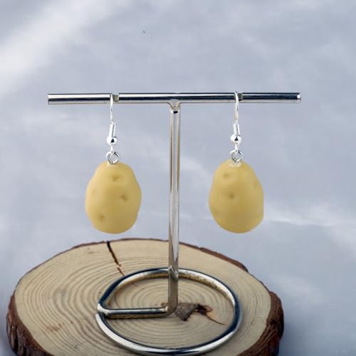 Cute Potato Earrings Potato Lover Gift Vegetable Food Themed Dangle Jewelry for Potato Queen Farmer2
