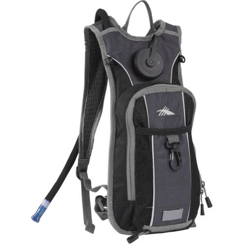 High Sierra Soaker Hydration Pack, Black, Graphite, 2L / 17.25 x 9 x 2-Inch