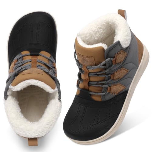 BARERUN Boots for Women Warm Comfortable Wide Toe Box Outdoor Snow Boots