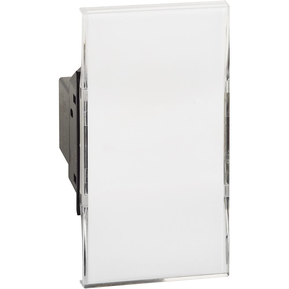 Pulsante largo con porta etichette 3ABticino K4040 Living Now2 moduli
