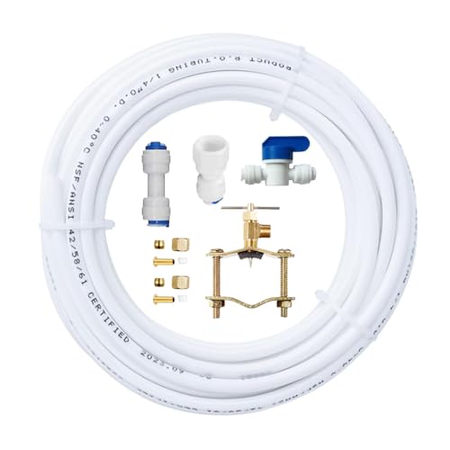 Kit de 6 peças Ice Maker Water Line para sistemas ...