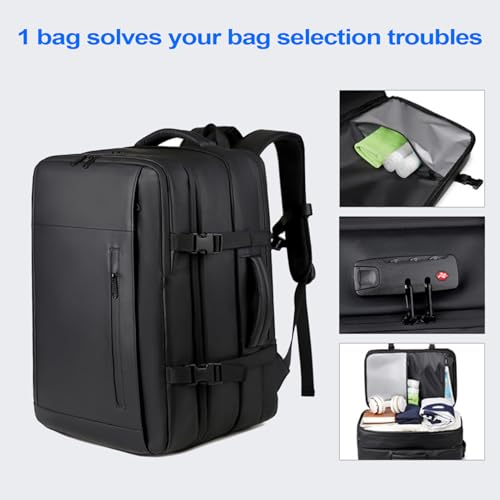 Sac à dos de voyage sous vide grande capacité extensible et étanche