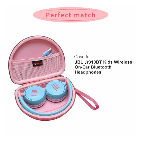 XANAD Kopfhörer Tasche für JBL Junior 320 BT/JBL Jr310 BT rot blau On-Ear Kinder Kabelloses Faltbares Bluetooth Kopfhörer (Rosa)