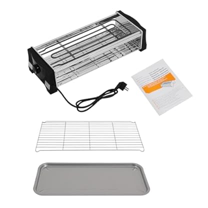KiwiHood Elektrischer Tischgrill 2200W Elektrogrill Kompakter Tischkochgrill mit intelligenter Temperaturkontrolle für Fleisch, Gemüse und Meeresfrüchte, für Innen- und Außenbereich – Bild 6