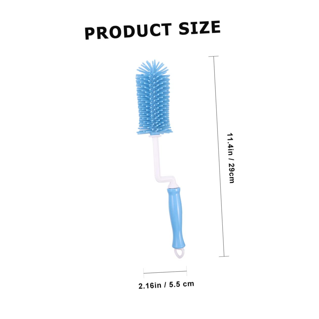 ifundom 6pezzi Spazzole Per Pulizia Biberon Silicone Pulisci Tettarella e Biberon Con Manico Design Flessibile Accessorio Sicuro Per Ragazzo Ragazza