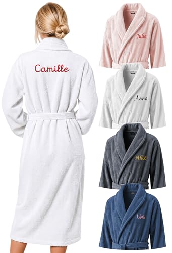 Le peignoir de bain à personnaliser pour une femme