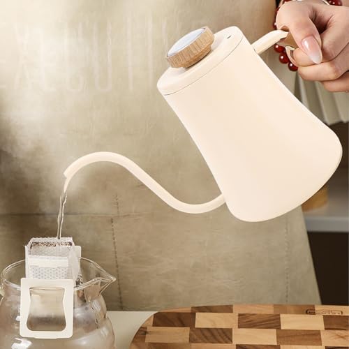 Hervidor ergonómico de acero inoxidable GLOGLOW con control de temperatura 5