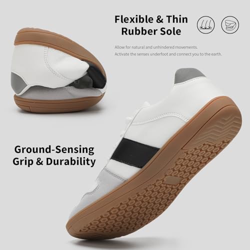 Grand Attack Barefoot Shoes for Womens Mens Wide Toe Minimalist Zero Drop Fashion Walking Sneakers4