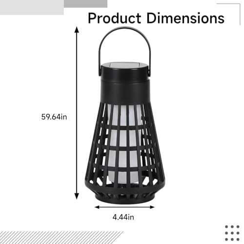 Luz solar de llama LED impermeable para decorar el jardín al aire libre 5