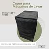 CAPA PARA LAVADORA SAMSUNG 23KG WA23B IMPERMEÁVEL FLEX (Preto) #2