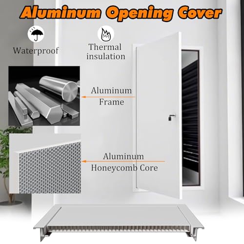 Cubierta de inspección de aluminio robusto con panel alveolar premium 4