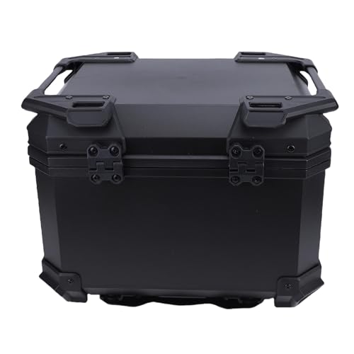 Top Case Moto 45L ABS Étanche avec Dosseret Confort de Voyage