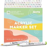 Amazon | Arrtx アクリルマーカー アニメシリーズ 120色 ブラシチップ