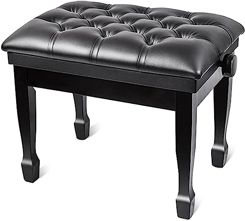 Tabouret de piano tabouret de coiffeuse banc de piano en bois tabouret de piano en cuir souple avec coussin imperméable et cadre en bois massif solide levage hydraulique automatique (couleur : noir) - Les Beatles, Paul McCartney, John Lennon, RIngo Starr, George Harrison Tabouret de piano tabouret de coiffeuse banc de piano en bois tabouret de piano en cuir souple avec coussin imperméable et cadre en bois massif solide levage hydraulique automatique (couleur : noir)