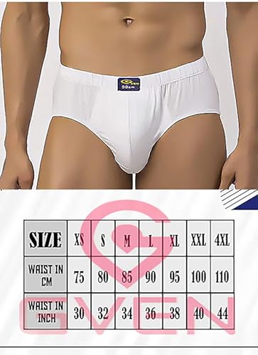 Image of Gven Mens Multicolour Cotton Underwear for Men Pack of 6