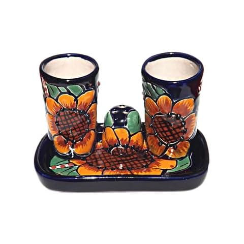 Hand-Painted Mexican Tequila Shot Glass Set Cover